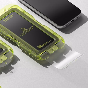 Ringke Easy Slide 2-jų rinkinys grūdintas stiklas iPhone 17 Pro - juodas