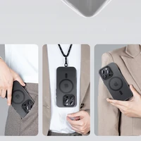 Benks magnetinis Lucid Armor dėklas (B066) Iphone 16 Pro Max telefonui juodas (su kameros valdymo mygtuku)