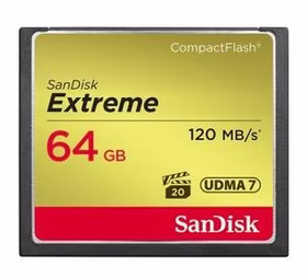 CompactFlash atminties kortelė SANDISK 64GB SDCFXSB-064G-G46