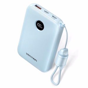 Vention 10000 mAh išorinė baterija 2xUSB-C 1xUSB-A 22,5 W, mėlyna