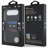 BMW M Silicon Horizontal Line MagSafe deklas iPhone Air - juodas