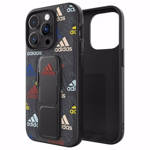 Adidas SP Dėklas telefonui Grip iPhone 14 Pro juodas/juodas/spalvingas 50251