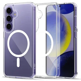 "Tech-Protect FlexAir Hybrid MagSafe" dėklas "Samsung Galaxy S25 FE" - skaidrus