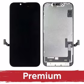 LCD ekranas suderinamas su iPhone 14 juodas (SOFT OLED / Stable / Premium) /*Removable IC*/