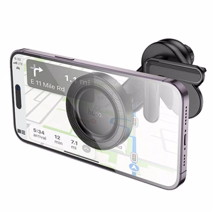 Automobilinis telefono laikiklis Hoco H57 MagSafe (car display) juodas