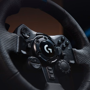 Logitech G G923 lenktynių vairas ir pedalai, skirti PS5, PS4 ir PC