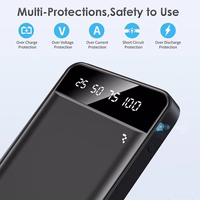 Išorinė baterija Power Bank Reach RR-JP11 10W 10000mAh juoda