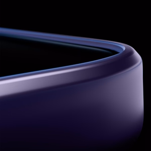"3mk Smoke MagCase" dėklas "iPhone 17 Pro Max" - violetinės spalvos permatomas
