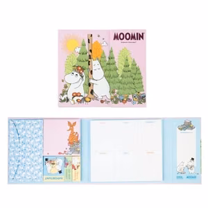 Moomins A4 savaitinis planuoklis su lipniais lapeliais