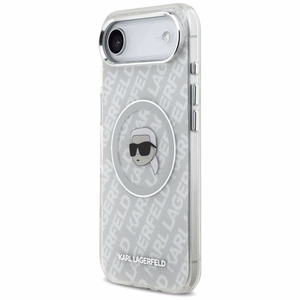 Karl Lagerfeld IML Karl Head Logo Magnetinis iPhone Air dėklas - pilkas