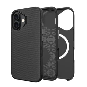 Dėklas Perfectionists Triangle Mag Case Apple iPhone 15 juodas