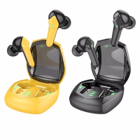 HOCO belaidės žaidimų ausinės Bluetooth TWS EW28 juodos