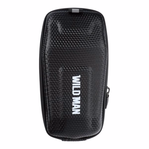 WILDMAN traveling bag under bicycle saddle with zipper E7S 0,8L black