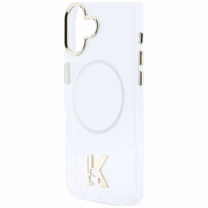 Karl Lagerfeld IML K Head Logo MagSafe Dėklas for iPhone 17 - Clear