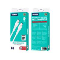 JELLICO laidas B9 USB-C - USB-C PD 66W 1M Baltas