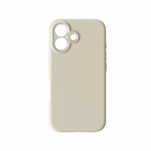 Case for iPhone 16 Forcell F-Protect Rubber Premium compatible with MagSafe antique white