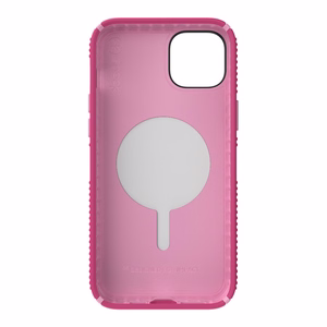 Speck Presidio2 Grip MagSafe case for iPhone 14 Plus, with non-slip grip, Digital Pink / Blossom Pink / White