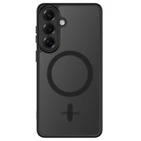 Tech-Protect BasicMag MagSafe Case for Samsung Galaxy S26 - Transparent Black