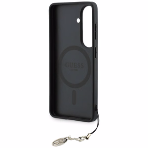 Guess dėklas 4G Classic Logo Charm MagSafe for Samsung Galaxy S26 rudas