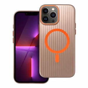 Dėklas SIMPLY, suderinamas su MagSafe, skirtas iPhone 13 Pro Max, titano smėlio spalvos
