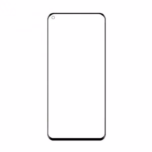 Outer Screen Glass Compatible With Xiaomi Mi 11 Black Original