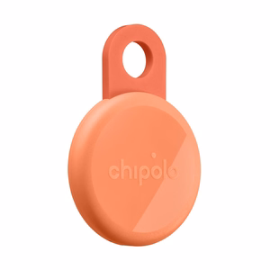 Chipolo LOOP – įkraunamas Bluetooth sekiklis su silikoniniu kilpeliu iOS & Android, Coral