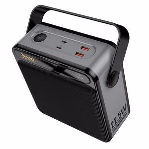 Išorinė baterija Power Bank Hoco J161 22.5W+PD20W 80000mAh juoda