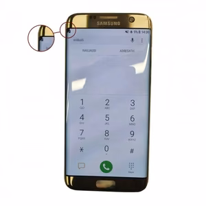 Ekranas skirtas Samsung G935 S7 Edge auksinis (Atnaujintas:Telemax) (defektuotas 76)