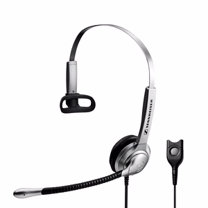 Проводная гарнитура Sennheiser SH 335 накладная для звонков / музыки чёрный, серебристый