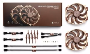 Noctua NF-A14X25R G2 PWM SX2-PP kompiuterio korpuso ventiliatorius 14 cm