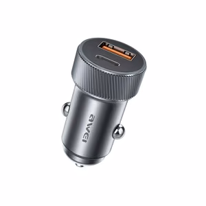 Автомобильное зарядное устройство Awei C-857 33W USB-C USB-A чёрный