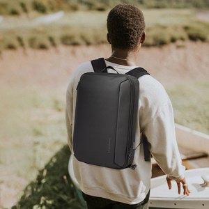 Wozinsky Premium 15,6'' nešiojamojo kompiuterio kuprinė / krepšys su dirželiu - juoda