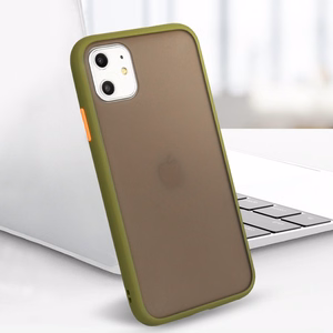 Dėklas telefonui Vennus Color Button Bumper skirtas Samsung Galaxy S21 Plus - žalias