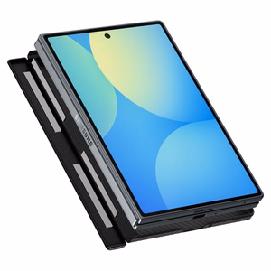 Spigen AirSkin Aramid MagFit MagSafe dėklas, skirtas Samsung Galaxy Z Fold 8, juodas