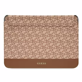 Guess GCube Stripes dėklas 16" nešiojamam kompiuteriui - rudas