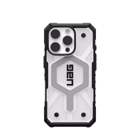 UAG Pathfinder skaidrus Magnetinis dėklas iPhone 16 Pro - baltas