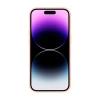 Tel Protect silikoninis dėklas telefonui Iphone 14 Pro Max šviesiai rožinis