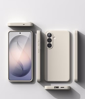 Ringke Silikoninis MagSafe Dėklas for Samsung Galaxy S26 - smėlinis