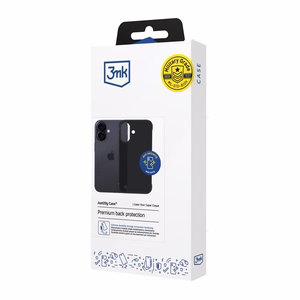 3mk Just20g Matt Чехол для Apple iPhone 16 - матовый чёрный