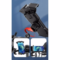 Telefono laikiklis dviračiui Awei X47 juodas