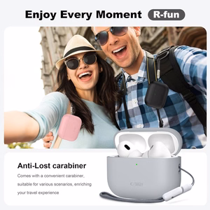 Tech-Protect silikoninis dėklas AirPods Pro 3 violetinis