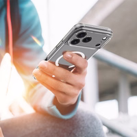 Dux Ducis Clin magnetinis dėklas iPhone 17 Pro suderinamas su MagSafe - permatomas