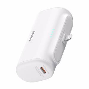 Išorinė baterija OS-Baseus Compact IP 5000mAh 20W (balta)