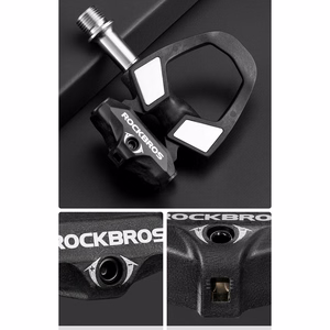 Rockbros RD9 Shimano SPD-SL Carbon and Titanium Alloy Pedals - Black