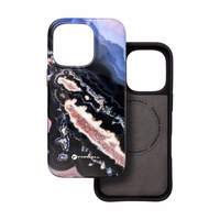 FORCELL F-PROTECT Mirage, militarinio kritimo testuotas dėklas telefonui, MagSafe suderinamas IPHONE 15 PRO auksinis