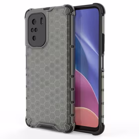 Honeycomb dėklas šarvuotas dėklas su TPU buferiu Xiaomi Redmi K40 Pro+ / K40 Pro / K40 / Poco F3 juodas