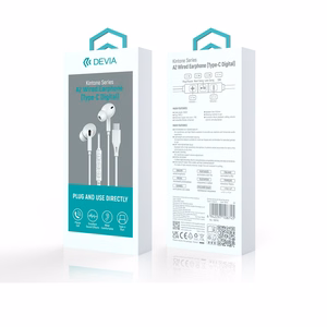 Devia laidinės ausinės Kintone A3 Digital USB-C balios