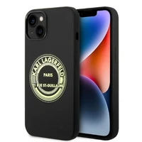 Karl Lagerfeld KLHCP14MSRSGRCK iPhone 14 Plus 6.7 "kietasis dėklas juodas / juodas silikoninis RSG