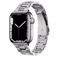 Spigen Modern Fit dirželis Apple Watch 4/5/6/7/8/SE (38/40/41 mm) - sidabrinis