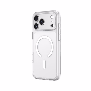 AmazingThing Minimal Mag Lens dėklas, skirtas iPhone 18 Pro Max, su kameros apsauga ir dirželio tvirtinimu, suderinamas su MagSafe – spalva: skaidri